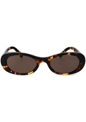 Miu Miu Eyewear oval-frame sunglasses - Brown
