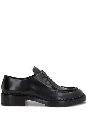 Santoni x 10 Corso Como leather lace-up shoes - Black