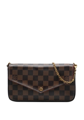 Louis Vuitton Pre-Owned 2018 Damier Ebene Pochette Felicie crossbody bag - Brown