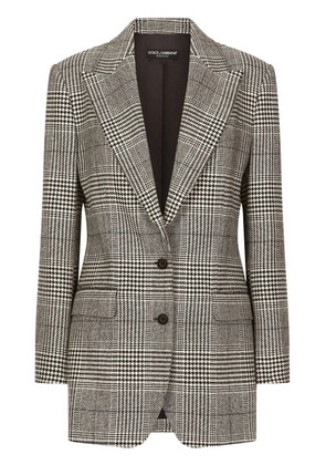 Dolce & Gabbana glen-plaid blazer - Grey