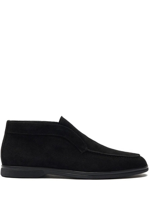 Scarosso Leonardo suede ankle boots - Black