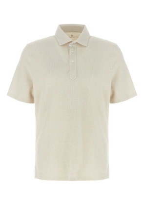 Brunello Cucinelli short sleeve polo shirt - White