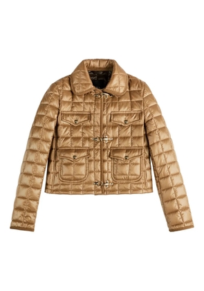 Fay quilted jacket - Brown