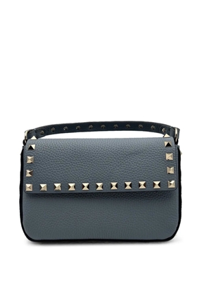 Valentino Garavani Rockstud leather tote bag - Blue