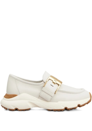 Tod's buckle-strap sneakers - Neutrals