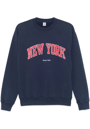 Sporty & Rich New York Ivy sweatshirt - Blue