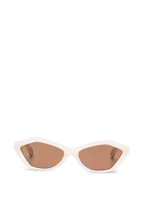 Jacquemus geometric sunglasses - Neutrals