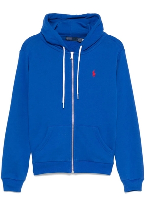 Polo Ralph Lauren logo-embroidered hoodie - Blue