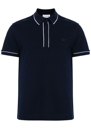 Lacoste contrast-trim polo shirt - Blue