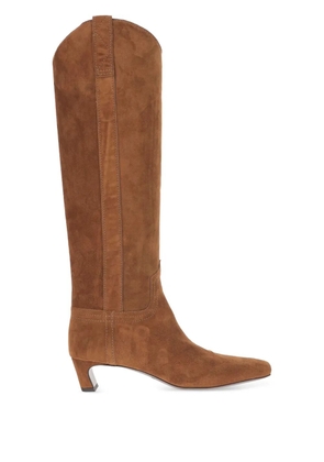 Sartore 30mm knee-high suede-leather boots - BROWN