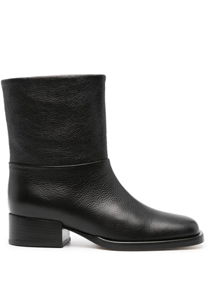 Dear Frances square-toe ankle boots - Black