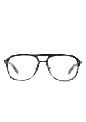 Yellows Plus Stan browline glasses - Grey