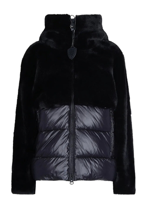 Blauer faux-fur panelled jacket - Black