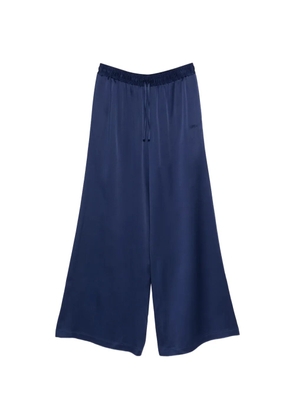 Stella McCartney drawstring wide-leg trousers - Blue