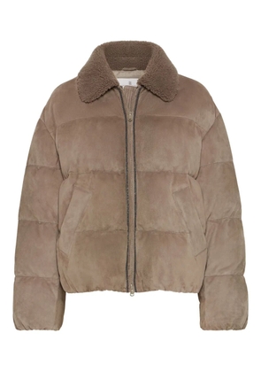 Brunello Cucinelli Monili-detail jacket - Neutrals