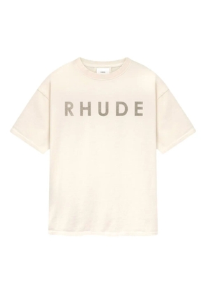 RHUDE distressed-effect T-shirt - White