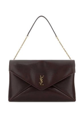 Saint Laurent XXL Cassandre chain shoulder bag - Brown