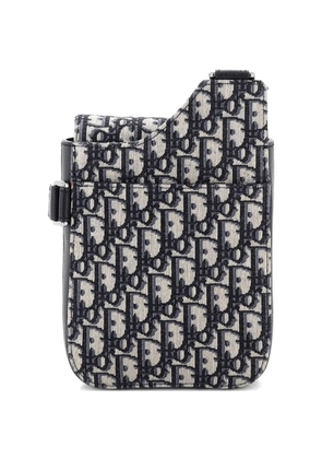 Christian Dior Pre-Owned Saddle Rectangular Pouch Oblique Canvas crossbody bag - Blue