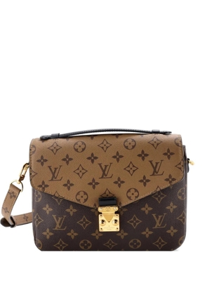Louis Vuitton Pre-Owned Pochette Metis Reverse Monogram Canvas crossbody bag - Brown