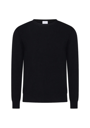 04651 / A TRIP IN A BAG round-neck long-sleeved sweater - Blue