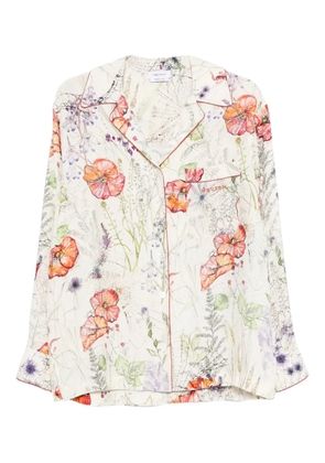Alexander McQueen floral-print shirt - Neutrals