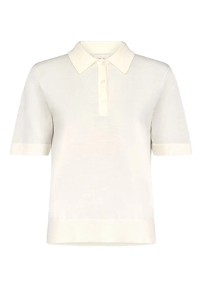 LouLou de Saison Migo ribbed polo shirt - Neutrals
