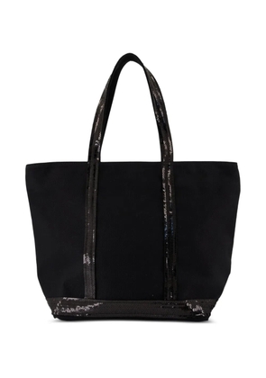 Vanessa Bruno sequin-trimmed tote bag - Black