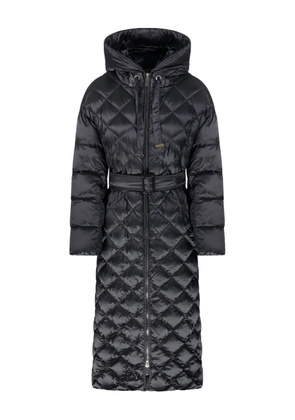 Max Mara quilted belted coat - Grey