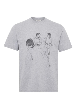 JW Anderson sketch-print T-shirt - Grey