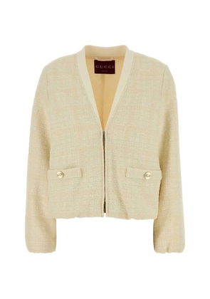 Gucci tweed pocket jacket - Neutrals