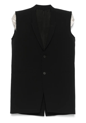 Rick Owens Dirt tailored vest - Black