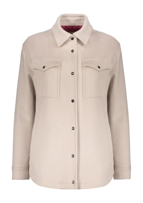 Herno flap-pocket shirt jacket - Neutrals