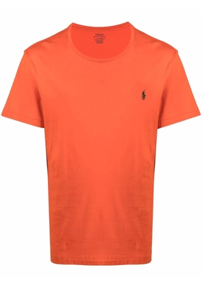 Polo Ralph Lauren embroidered-logo short-sleeve T-shirt - Orange