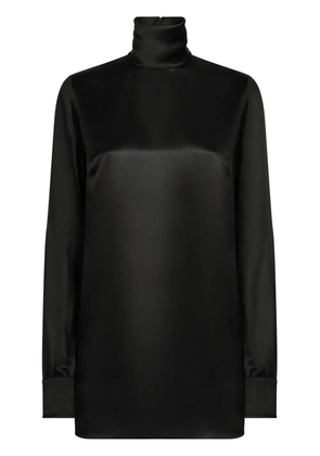 Dolce & Gabbana High-neck blouse - Black