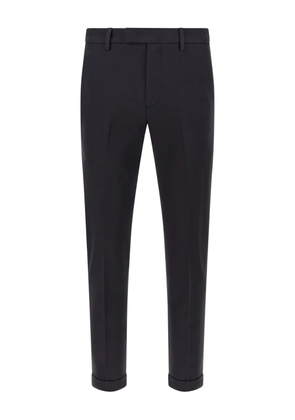 Department 5 pressed-pleat turn-up trousers - Blue