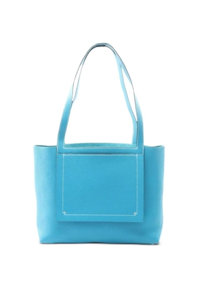 Hermès Pre-Owned 2021 Cabasserie 31 leather shoulder bag - Blue