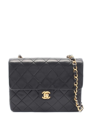 CHANEL Pre-Owned 1991-1994 20 matelasse chain-link mini bag - Black