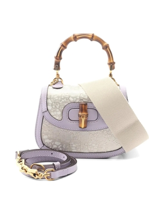 Gucci Pre-Owned 1947 mini Bamboo tote bag - Neutrals