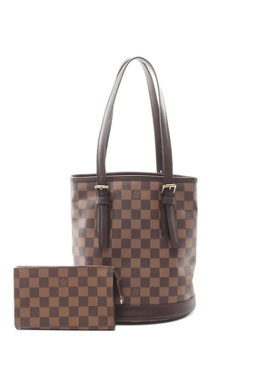 Louis Vuitton Pre-Owned 1998 Damier Ebéne bucket bag - Brown