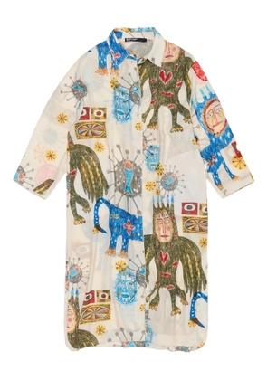 Bimba y Lola Big Mask dress - Neutrals