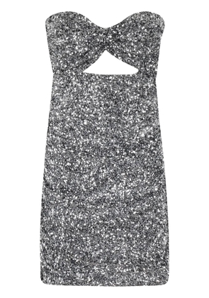 Amen cut-out mini dress - Silver