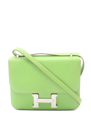 Hermès Pre-Owned 2012 silver-hardware crossbody bag - Green