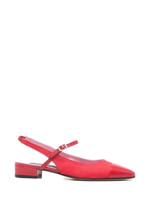 Carel Paris Oceano cap-toe flat pumps - Red