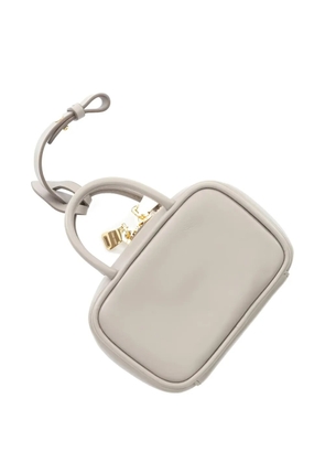 Miu Miu Pre-Owned 20s leather charm bag - Grey