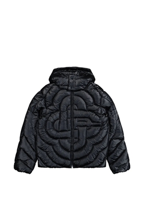 Casablanca monogram-quilted puffer jacket - Black