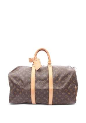 Louis Vuitton Pre-Owned 2003 45 Keepall monogram leather boston bag - Brown