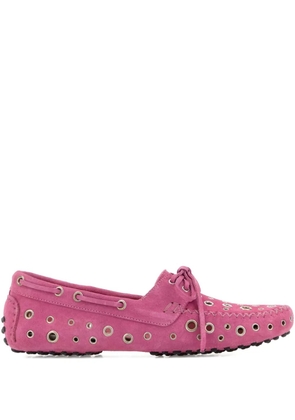 Gimaguas Car eyelets loafers - Pink