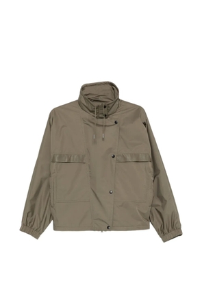 Yves Salomon high-neck jacket - Green