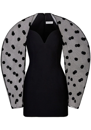 Nina Ricci Candy long-sleeve tulle minidress - Black
