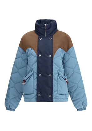 MARBELL quilted panelled jacket - Blue